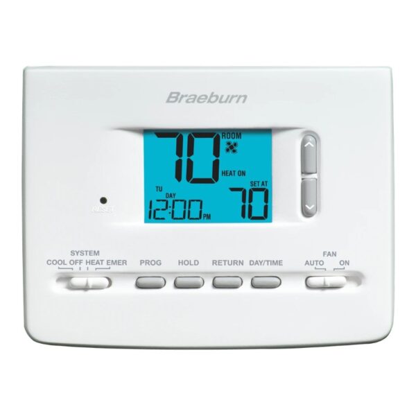 Braeburn Universal Programmable Thermostat Two Stage ( 2220 ) - AP AC Distributors