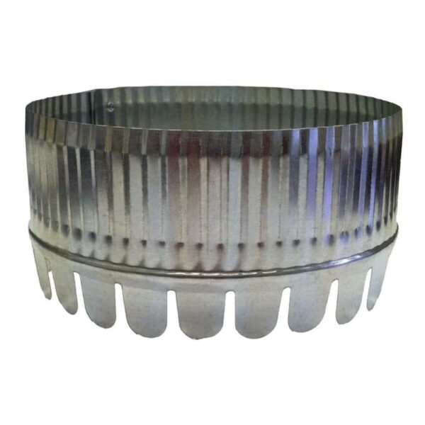 Galvanized start collar round duct - AP AC Distributors