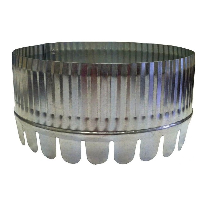 Galvanized start collar round duct - AP AC Distributors