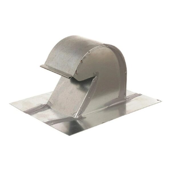 Galvanized gooseneck roof vent with damper - AP AC Distributors