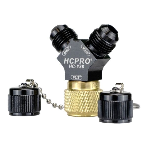 HCPRO 22-0102 HCY38 3/8X3/8X3/8 Unrestricted Full Flow, Is Vacuum-Rated To 20 Micrens, Such As 410A - AP AC Distributors