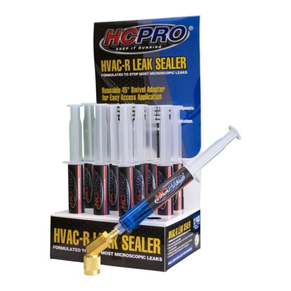 HCPRO-Hv Ac/R Leak Sealer Kit W/ 45 Swivel Syringe Adapter - AP AC Distributors