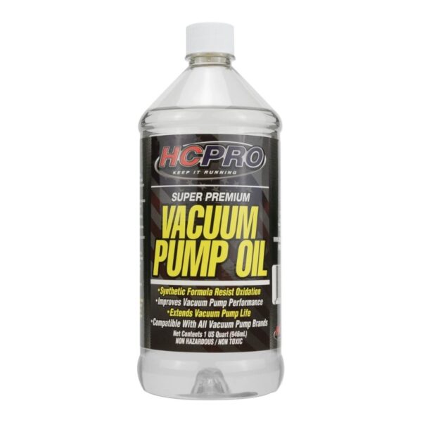 HCPRO Vacuum Pump Oil QUART(32OZ) 02-0028 - AP AC Distributors