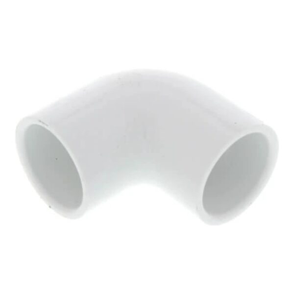 Schedule 40 PVC 90 elbow fitting white - AP AC Distributors