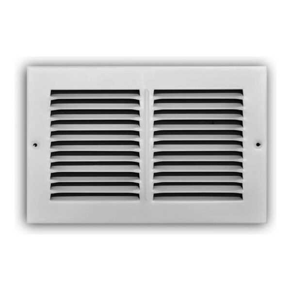 White steel return air grille fixed blade - AP AC Distributors