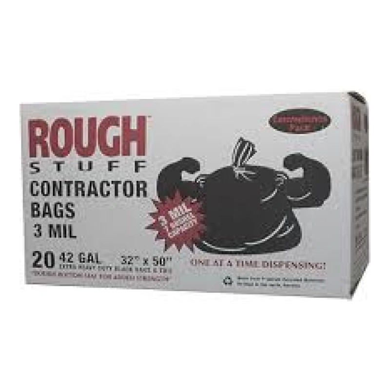 Rough Stuff Bags 3 Mil 42 Gal 32 X 50 - AP AC Distributors
