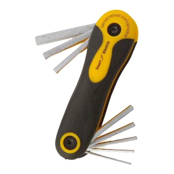 Smart Electric 8 Pcs Folding Hex Key Set - AP AC Distributors