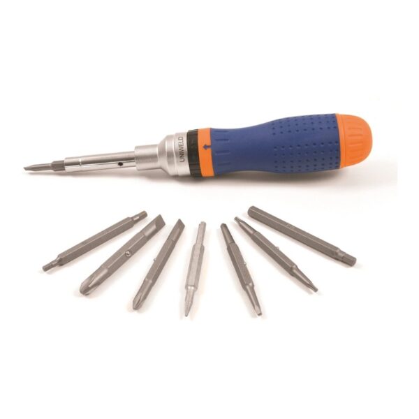 Uniweld 20 In 1 Ratchet Screwdriver 20N1RSD - AP AC Distributors