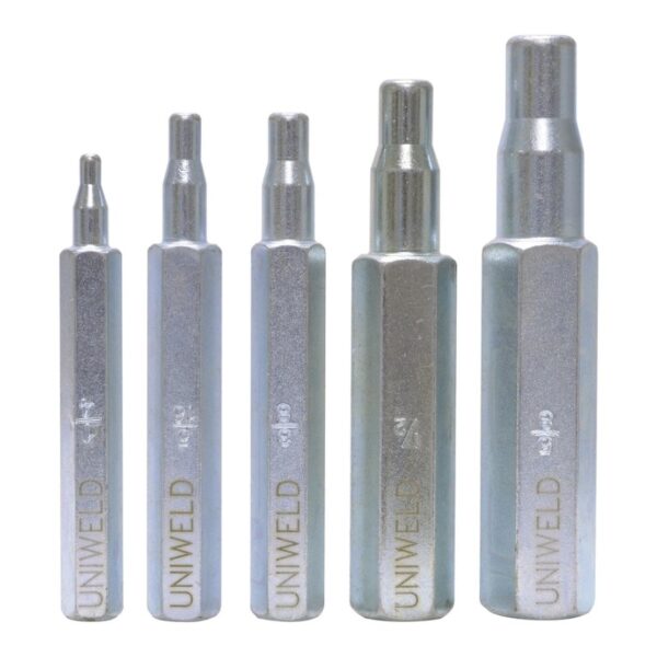 Uniweld 5-PC. Swage Kit For 1/4", 5/16", 3/8", 1/2" & 5/8" 70005 - AP AC Distributors