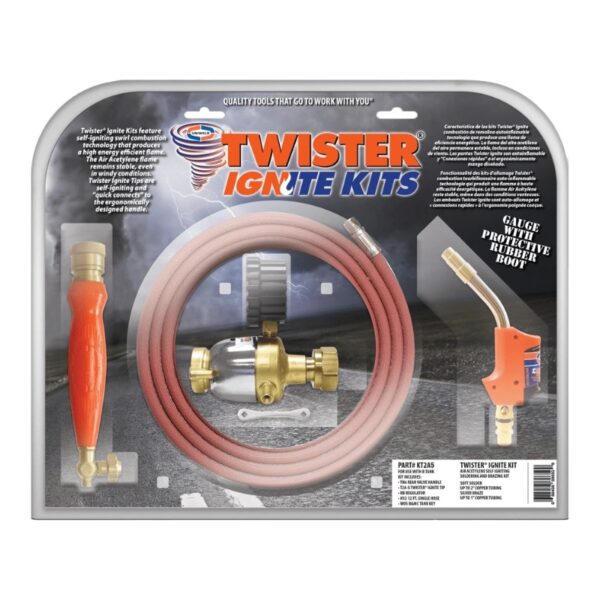 Uniweld B-Acetylene TWISTER2 Kit (T2A-5 TWISTER2 Tip) KT2A5 - AP AC Distributors