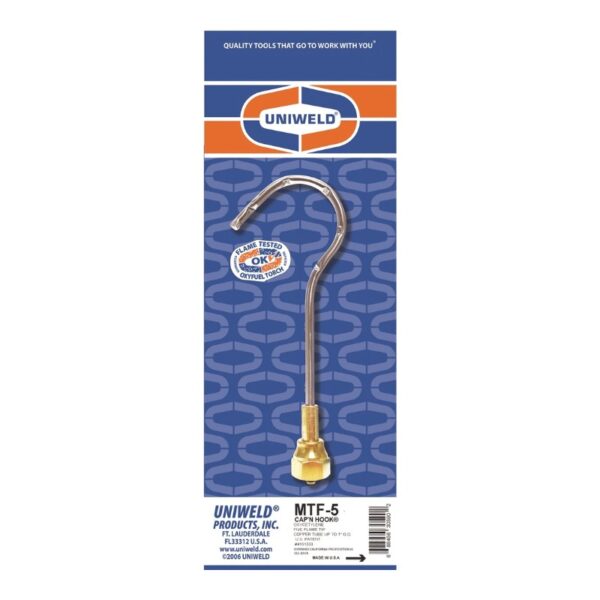 Uniweld Cap'n Hook Five Flame Tip , Braze Up To 1'' O.D. MTF5 - AP AC Distributors