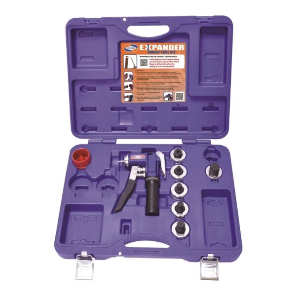 Uniweld Expander Swage Tool Kit 3/8'', 1/2'' , 5/8'', 3/4'',7/8'', 1-1/8'' And Deburring Tool UEK1 - AP AC Distributors