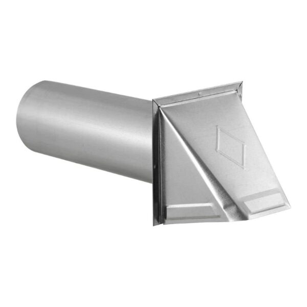 Galvanized wall cap vent with damper - AP AC Distributors